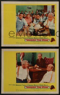 5k654 INHERIT THE WIND 7 LCs '60 Spencer Tracy as Darrow, Fredric March, Scopes trial!
