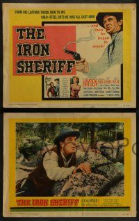 5k267 IRON SHERIFF 8 LCs '57 Sterling Hayden was all cast iron, Constance Ford!