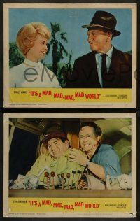 5k684 IT'S A MAD, MAD, MAD, MAD WORLD 6 LCs '64 Mickey Rooney, Spencer Tracy, many top stars!