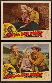 5k844 LAST OF THE WILD HORSES 3 LCs '52 great images of James Ellison & Mary Beth Hughes!
