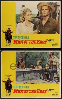 5k660 MAN OF THE EAST 7 LCs '74 wacky cowboy Terence Hill, Enzo Barboni spaghetti western!