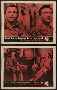 5k360 MANCHURIAN CANDIDATE 8 LCs '62 Frank Sinatra, Harvey, Leigh, directed by John Frankenheimer!