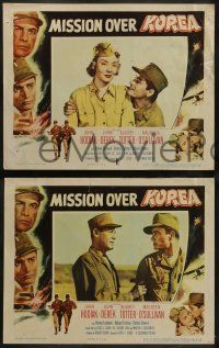 5k378 MISSION OVER KOREA 8 LCs '53 John Hodiak & Derek, sexy Audrey Totter, Korean War!