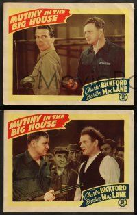 5k402 MUTINY IN THE BIG HOUSE 8 LCs R1940s priest Charles Bickford, Barton MacLane in jail!