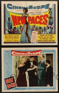 5k415 NEW FACES 8 LCs '54 Robert Clary, Alice Ghostley, Harry Horner musical!