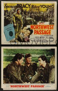 5k423 NORTHWEST PASSAGE 8 LCs R56 Spencer Tracy, Robert Young, Ruth Hussey, Kenneth Roberts' book!
