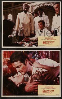 5k426 OCTOPUSSY 8 LCs '83 Roger Moore as James Bond 007, Maud Adams, Louis Jourdan