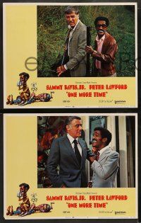 5k431 ONE MORE TIME 8 LCs '70 Davis Jr & Lawford as Salt & Pepper, wacky Jack Davis border art!