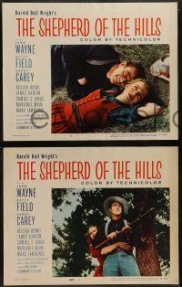 5k504 SHEPHERD OF THE HILLS 8 LCs R55 close portrait of John Wayne, Betty Field & Harry Carey!