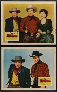 5k871 SHOWDOWN 3 LCs '50 William Wild Bill Elliott, Harry Morgan, cowboys!