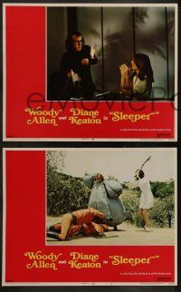 5k516 SLEEPER 8 LCs '74 Woody Allen, Diane Keaton, wacky futuristic sci-fi comedy!