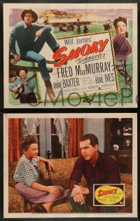 5k520 SMOKY 8 LCs '46 Fred MacMurray, Anne Baxter, first Burl Ives as The Singing Troubador!