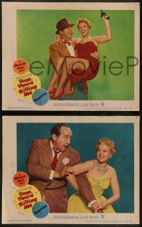 5k549 STOP YOU'RE KILLING ME 8 LCs '53 Damon Runyon, Broderick Crawford, Claire Trevor!
