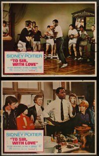 5k586 TO SIR, WITH LOVE 8 LCs '67 Sidney Poitier's the teacher who had to tame turned-on teens!
