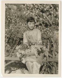 5m133 ANNA MAY WONG 8x10.25 still '22 great c/u in traditional Chinese garb in Toll of the Sea!