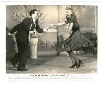 5m148 BACHELOR MOTHER 8x10.25 still '39 great image of Ginger Rogers dancing with Frank Albertson!