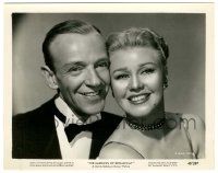 5m157 BARKLEYS OF BROADWAY 8x10.25 still '49 best smiling portrait of Fred Astaire & Ginger Rogers!