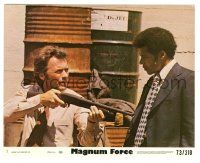 5m058 MAGNUM FORCE 8x10 mini LC #1 '73 Clint Eastwood as Dirty Harry with shotgun by Felton Perry!