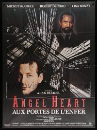 5p664 ANGEL HEART French 1p '87 Robert DeNiro, Mickey Rourke, directed by Alan Parker!