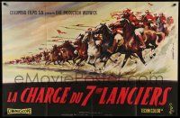 5p625 BANDIT OF ZHOBE French 31x47 '59 cool different horizontal artwork by Jean Mascii!
