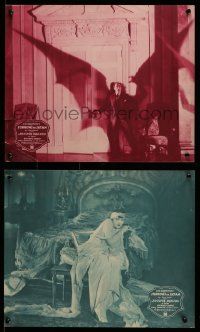 5p034 SORROWS OF SATAN 6 jumbo LCs '26 D.W. Griffith, Menjou, Dempster, includes cool demon scene!