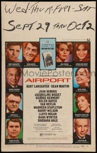 5p303 AIRPORT WC '70 Burt Lancaster, Dean Martin, Jacqueline Bisset, Jean Seberg