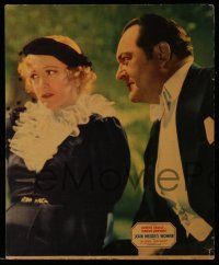 5p038 JOHN MEADE'S WOMAN 2 jumbo LCs '37 great images of Edward Arnold & Francine Larrimore!