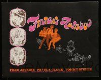 5p041 FINIAN'S RAINBOW 12 color 12.5x16 stills '68 Fred Astaire, Petula Clark, Francis Ford Coppola!