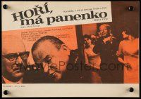 5r067 FIREMEN'S BALL Czech 8x12 '67 Czechoslovakian Milos Forman's Hori ma panenko!