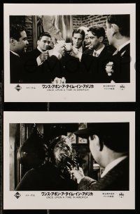 5r010 ONCE UPON A TIME IN AMERICA 9 Japanese stills '84 De Niro, James Woods, Sergio Leone!