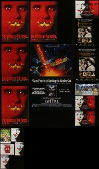 5s351 LOT OF 17 UNFOLDED ENGLISH POSTERS '90s Silence of the Lambs, Howards End & more!