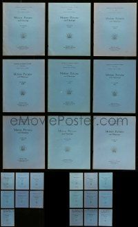 5s083 LOT OF 25 LIBRARY OF CONGRESS MOTION PICTURES AND FILMSTRIPS CATALOGS '57-69 cool content!