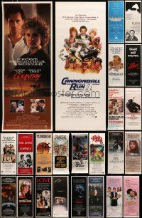 5s319 LOT OF 24 UNFOLDED INSERTS '70s-80s great images from a variety of different movies!
