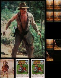 5s341 LOT OF 11 UNFOLDED MINI AND SPECIAL POSTERS '70s-00s great images from a variety of movies!