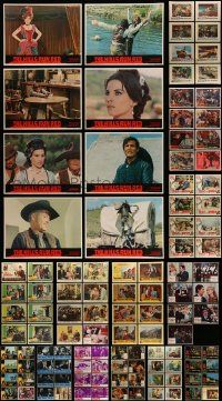 5s187 LOT OF 127 LOBBY CARDS '50s-70s complete & incomplete sets from a variety of movies!