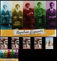 5s374 LOT OF 7 UNFOLDED NAPOLEON DYNAMITE COMMERCIAL POSTERS '04 three different images!