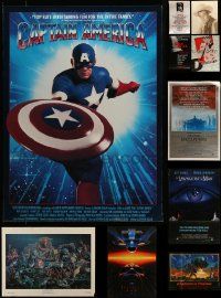 5s354 LOT OF 12 UNFOLDED MISCELLANEOUS POSTERS '80s great images from a variety of movies!