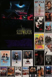 5s420 LOT OF 26 UNFOLDED SINGLE-SIDED 27X41 ONE-SHEETS '80s-90s a variety of cool movie images!