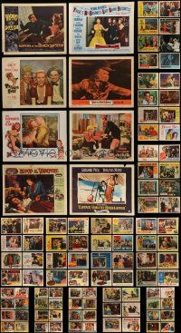 5s194 LOT OF 102 1950S LOBBY CARDS '50s many great scenes from a variety of different movies!