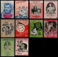 5s104 LOT OF 10 JUDY GARLAND SHEET MUSIC '40s-50s Strike Up the Band, Meet Me in St. Louis & more!