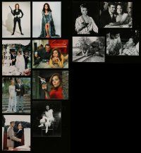 5s295 LOT OF 12 DIANA RIGG REPRO COLOR AND BLACK & WHITE 8X10 PHOTOS '80s Emma Peel in Avengers!