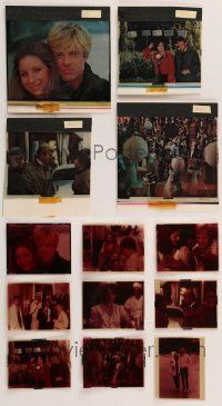 5s054 LOT OF 13 COLOR TRANSPARENCIES FROM THE WAY WE WERE '73 Robert Redford, Barbra Streisand