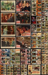 5s185 LOT OF 153 LOBBY CARDS '50s-70s incomplete sets from a variety of movies!