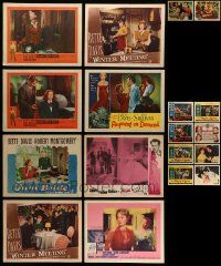 5s225 LOT OF 18 BETTE DAVIS AND JOAN CRAWFORD LOBBY CARDS '40s-60s Hush Sweet Charlotte & more!