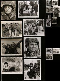 5s038 LOT OF 19 LONGEST DAY 8X10 STILLS '62 great cast portraits & World War II movie scenes!