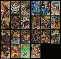 5s075 LOT OF 22 SUPERMAN COMIC BOOKS '90s The Adventures of The Man of Steel, D.C. Comics!