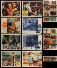 5s216 LOT OF 26 1950S LOBBY CARDS '50s great scenes from a variety of different movies!