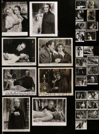 5s001 LOT OF 31 HAMMER DRACULA 8X10 STILLS '50s-70s many images of Christopher Lee & more!
