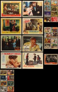 5s211 LOT OF 33 1950S LOBBY CARDS '50s great scenes from a variety of different movies!