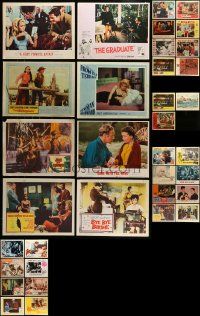 5s208 LOT OF 35 1960S LOBBY CARDS '60s great scenes from a variety of different movies!